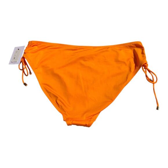 Gibson Latimer NWT Adjustable Side Tie Hipster Tangerine Bikini Bottom Size XL - Picture 1 of 7